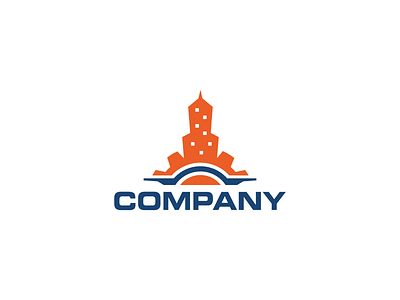 Gear Tower Logo building cog construction design estate factory gear industrial industry logo logo design logos manufacturing mechanical real estate services tech technology tower