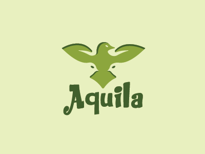 Aquila Logo bird eagle ecological hawk leaf logo logo design natural nature plant sparrow wings