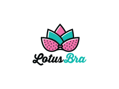 Lotus Bra clothing fashion fashion brand feminine feminine logo floral floral logo flower lily lotus plant