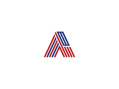 American Co abstract american american flag flag letter lettering line lines logo patriotic shape usa