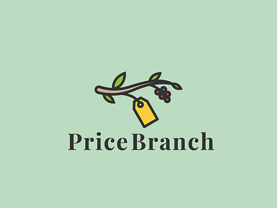 Logo Design - Price Branch branch discount forest leaf natural nature price pricing tree wood