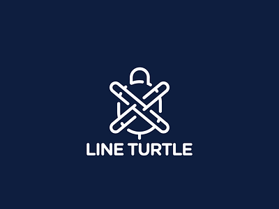 Logo Design - Line Turtle animal cartoon frog line logo logos mascot toy turtle