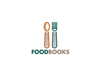 Logo Design - Food Books books branding cook cooking design food foods fork logo logo design logos page pages paper restaurant spoon vector