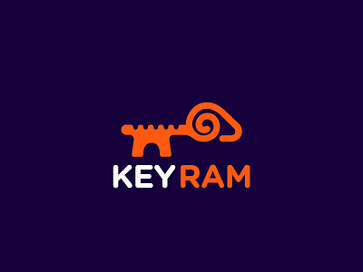 Logo Design - Key Ram animal close estate key lock locked logo logo design logo design concept logos open ram real estate security