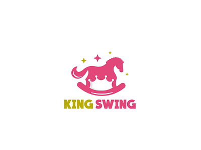 Logo Design - King Swing children crown design kids king logo logo design logos play playground royal swing toy toys