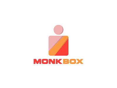 Monk Box Logo box buddhism buddhist design faith logo logo design logos man monk people person religion religious square