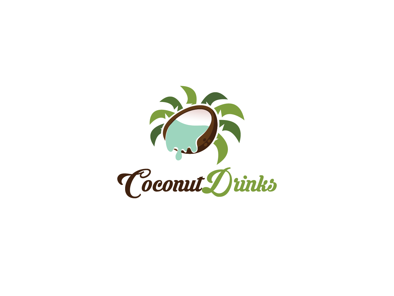 Coconut tree logo Stock Vector by ©magagraphics 10199649