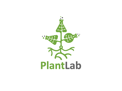 Logo Design - Plant Lab design education fresh lab laboratory leaf leaves logo logos natural nature organic plant roots science spa tree vector