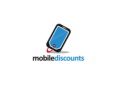 Logo Design - Mobile Discounts cellphone design discounts high tech logo logo design logos mobile mobile phone phone price sale sell shop smartphone software tech technology vector