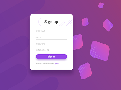 Sign Up Dailyui