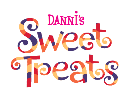 Sweet Treats logo concept colorful logo design sweet treats