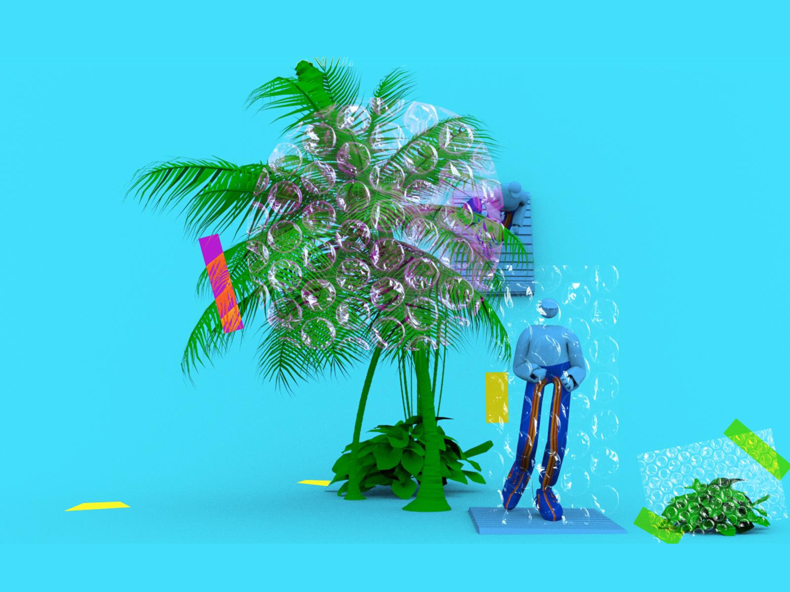 Digital Collage- video animation by Eleni Xoupa on Dribbble