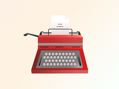 Old-fashioned Typewriter