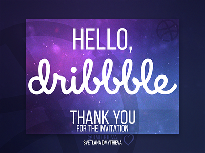 Hello Dribbble! abstract design dribbble dribbble first shot first shot hello hello dribbble