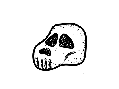 Skull 3 black and white illustration illustrator skull vector