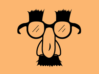 Goof Off Day glasses goof groucho illustrator mustache nose vector