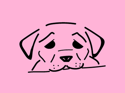 Puppy cute dog illustrator puppy vector