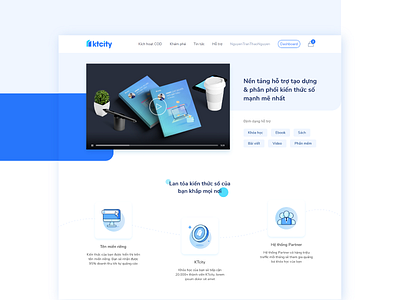 Elearning Platform Landing page