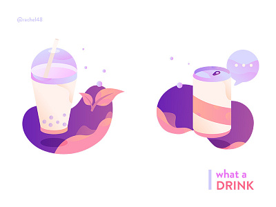 What A Drink - Illustration design drink graphic illustration vector