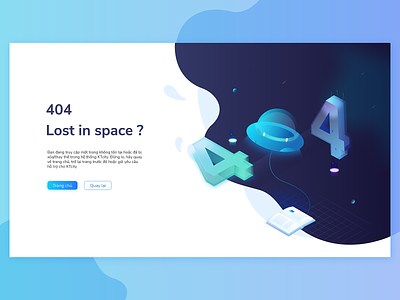 404 Error - Lost in space screen