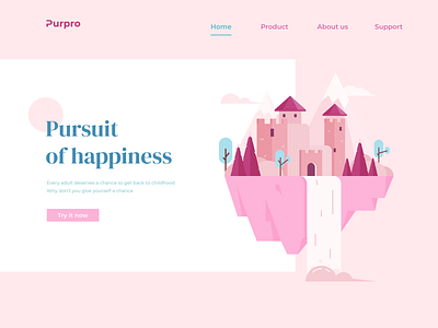 Sweet Castle Landing page