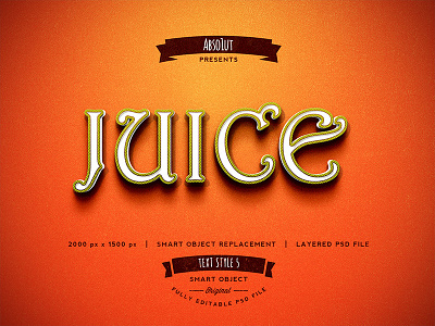 Retro Vintage Text Effects old text orange retro shadow smart object style text text style type typography vintage