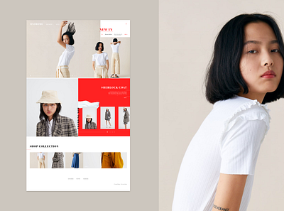 Sindrome / Fashion Web Design app branding clothes ecommerce ecommerce app ecommerce shop mobile shop ui uidesign web webdesign website
