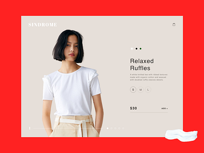 Sindrome / iPad Fashion Web Design