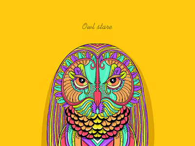 Owl illustration design illustration