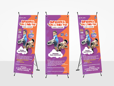 Supasenta Kids And Baby Fair X-Banner