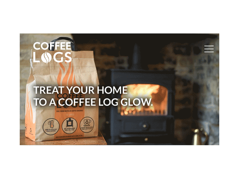 Looped Page Header - Coffee Logs