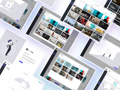 Interactive digital signage admin admin design ui ux web