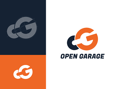 Open Garage brandidentity branding designer garagelogo letterlogo logo logodesign logodesigner logomark negativespace smartlogo toolslogo