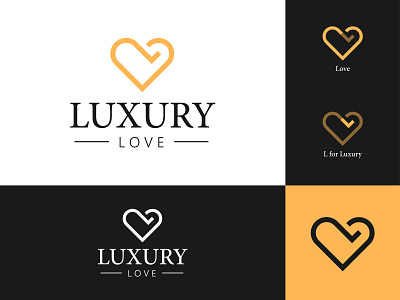 Luxury Love brandidentity branding designer designer logo forsale hendytm logo logodesign logodesigner lovelogo luxurylogo