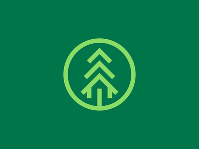 Pine Tree House brandidentity branding designer forsale houselogo logo logodesign logodesigner pinelogo simplelogo