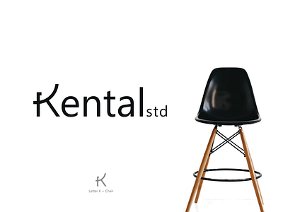 Letter K + Chair brandidentity branding designer furniture design furniture logo hendytm letterlogo logo logodesign logodesigner