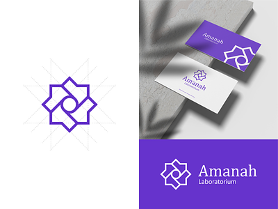 Amanah Lab New logo brandidentity branding designer hendytm laboratory logo logo logodesign logodesigner photoshop purple rebranding