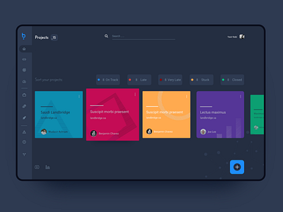 Project organization web app