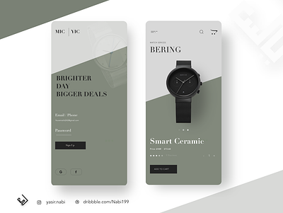 Watchs minimalism minimalist mobile mobile design product design signup typography ui uiux watch watches
