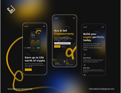 Crypto mobile view crypto cryptocurrency design mobile design mobile view product product design