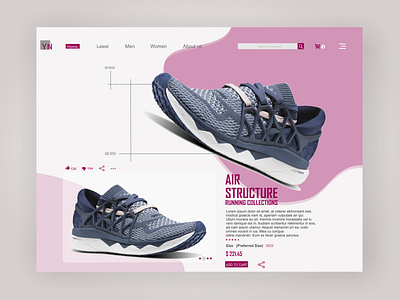 Shoes Shopping web design