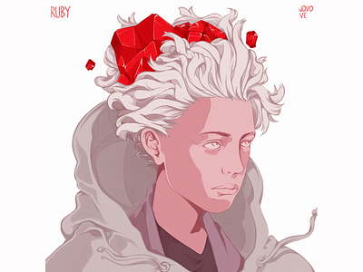 Ruby digital art illustration ruby ruby on rails