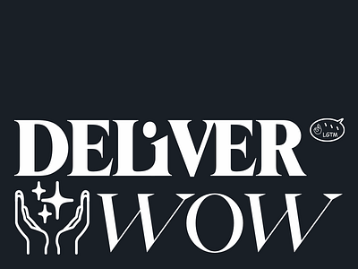 Deliver ✨ Wow cako delivery font lgtm times modern ef typgraphy typography