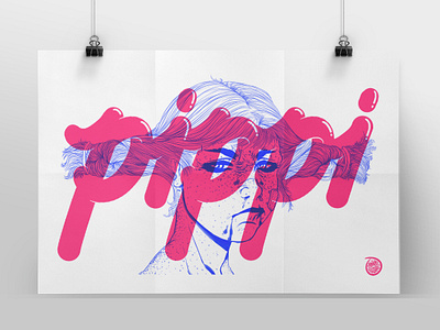 Pippi illustration typography