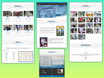 Sheldon Dog Services Website Design animation app branding design dog illustration graphic design illustration local business logo typography ui ux web website