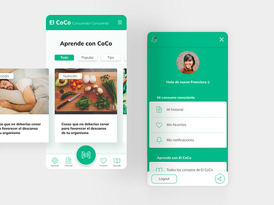 Ui for ElCoCo app