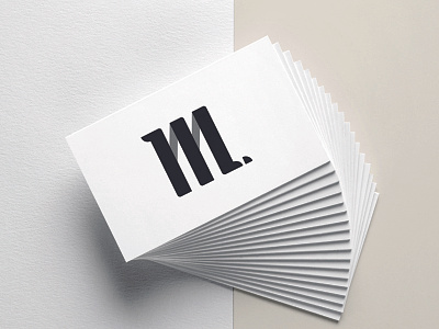 M Logo Dribble design graphic graphic design letter logo logo design minimal