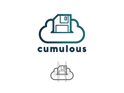 Cumulous Dribble cloud cloud services design graphic graphic design logo logo design minimal storage