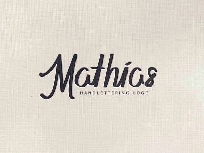 Mathias Dribble dailylogochallenge design graphic graphic design handlettering logo logo design minimal