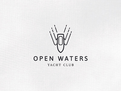 OpenWaters Dribble design graphic graphic design logo logo design minimal yacht